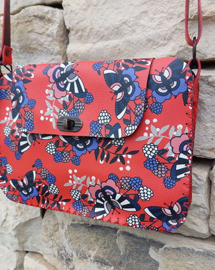 Geanta din piele naturala, Geanta de vara, Geanta crossbody