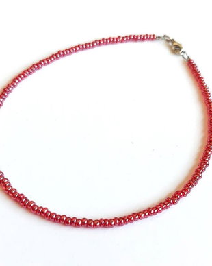 Choker finut bordo