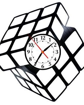 CUB RUBIK- ceas de perete