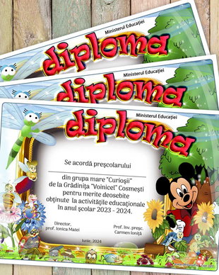 Diploma personalizata prescolari