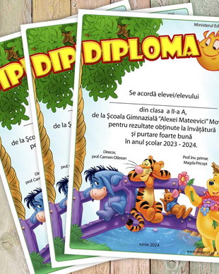 Diploma scolara Winnie