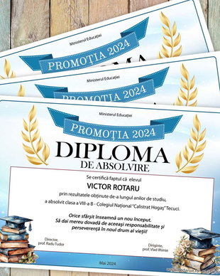 Diploma absolvire gimnaziu
