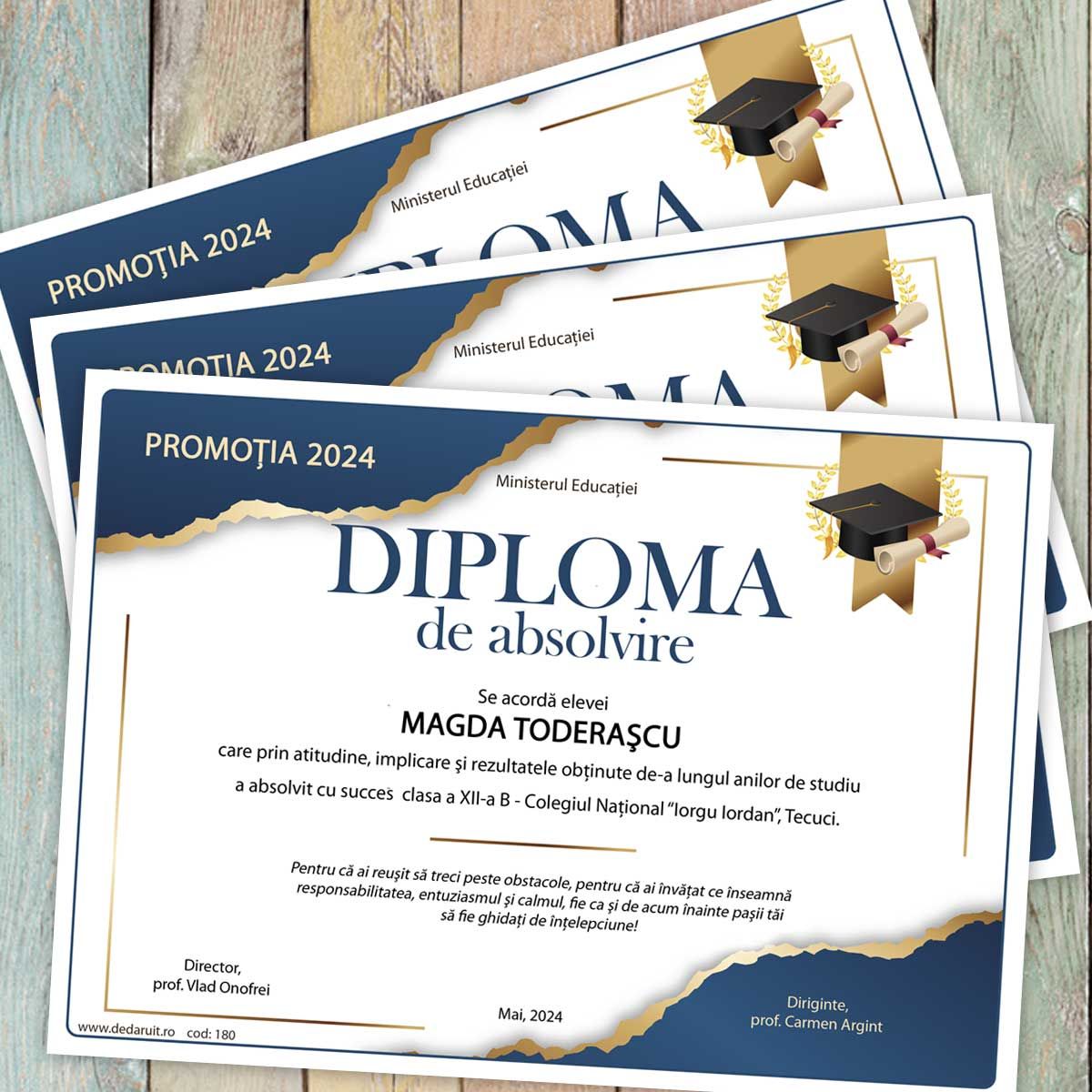 Diploma absolvire liceu | Breslo