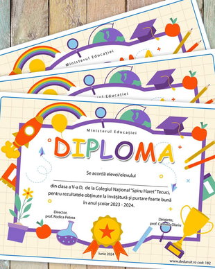 Diploma scolara personalizata 182