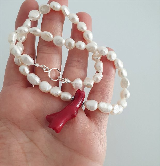 Colier perle naturale | Coraline |