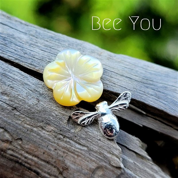 Cercei din argint 92.5 cu albinuță BEE YOU