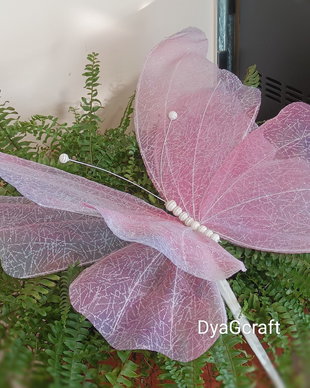 Fluturi roz decor baloane , aranjamente nunti ,boteze ,homedeco