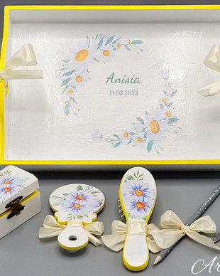 Set de mot cu tematica flori de margarete