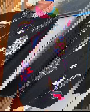 TUNICA SACOU INDIA CU APLICAȚII MĂRIME L