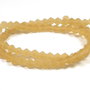 Cristale din sticla, biconice, frosted, 3 mm, lemn natur-B18