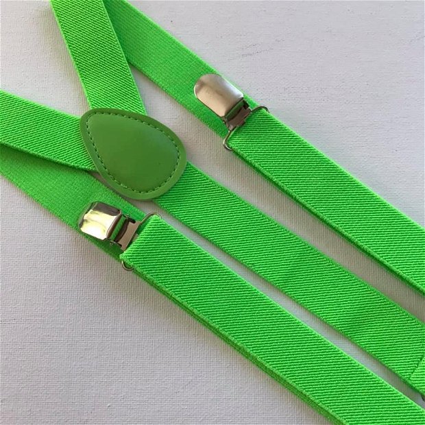 Bretele pentru copii, verde deschis