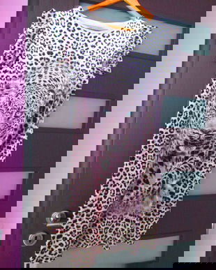 rochie animal print eleganta