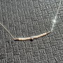 Colier argint perle naturale de cultura mini stea argint lant argint minimalist boho chic trendy - Transport gratuit