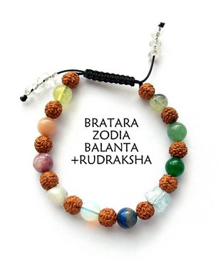 Bratara Zodia BALANTA+Rudraksha