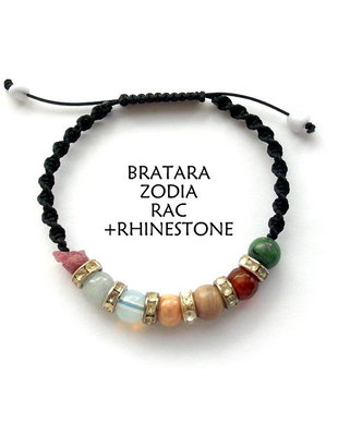 Bratara Zodia RAC+Rhinestone
