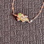 Colier argint opal de foc etiopian nugget chips minimalist boho chic trendy - Transport gratuit