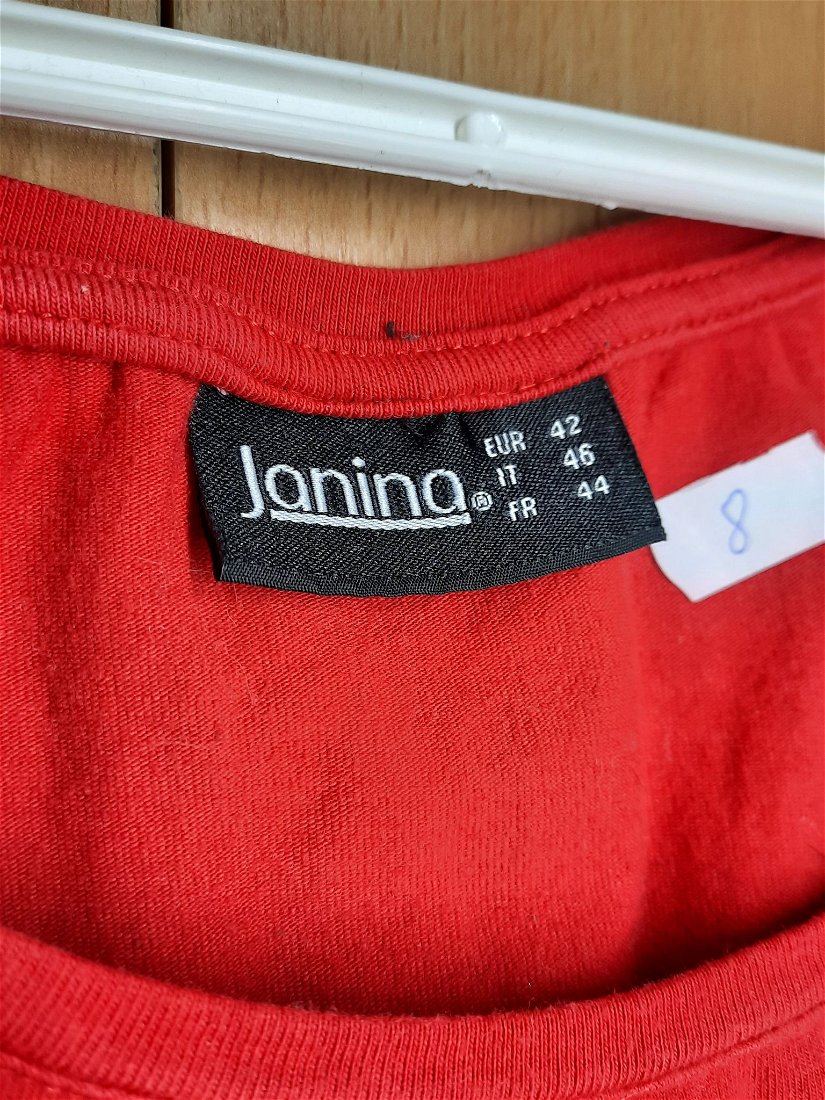 Maiou damă, "Janina", roșu, mărimea XL