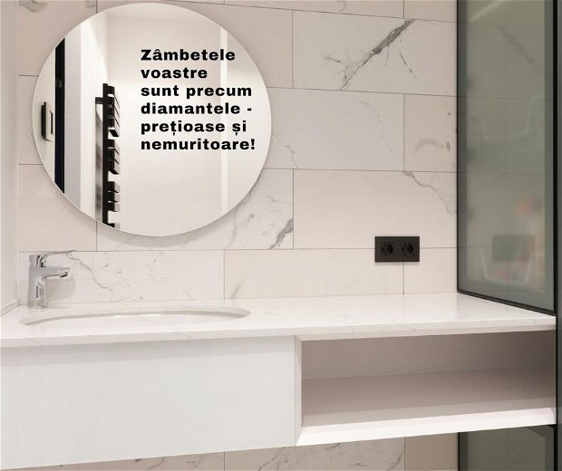 Sticker de oglindă pentru cabinete de stomatologie