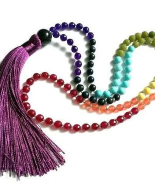 Colier Mala 108+1*Ametist+7Chakre*Meditatie si rugaciune