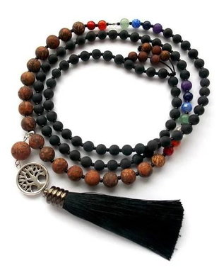 Colier Mala 108+1*Jasper+7Chakre*Meditatie si rugaciune
