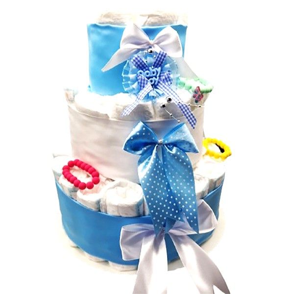 Tort pampers, MCF, Tort Personalizat pentru Baby Shower, elefant , 60 piese, roz