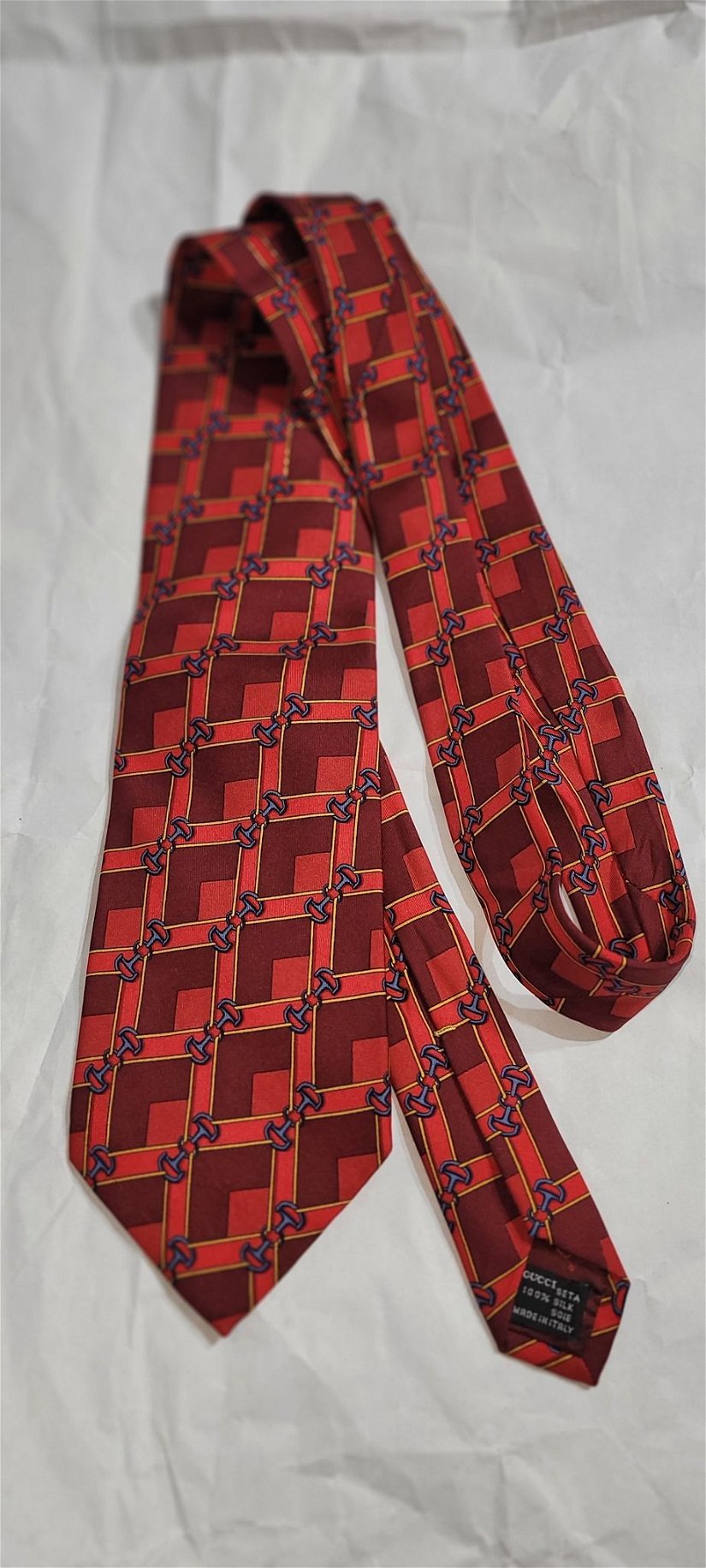 Cravata originala de colectie Gucci
