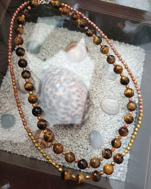 COLIER UNICAT OCHI DE TIGRU NATURAL