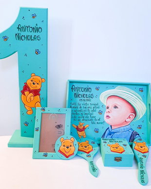 Set moț Portret și Winnie Pooh