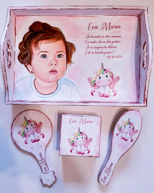 Set moț Portret  și Unicorn