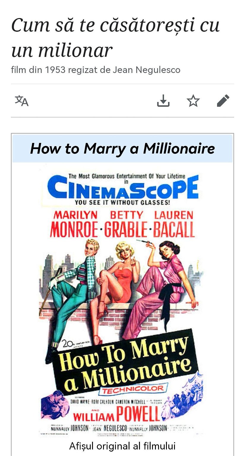 Scrumiera de colectie How to marry a millionaire