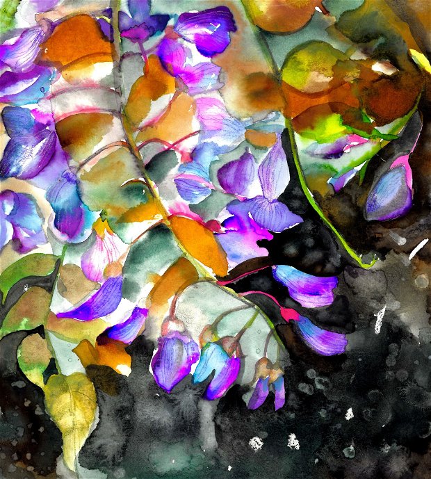 Tablou Flori de Glicina - Nature And Colors Collection