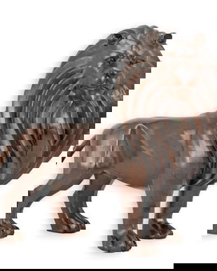 Leu-statueta moderna din bronz