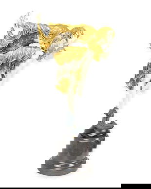 Dansatoarea din Ankara-statueta din bronz cu un soclu marmura