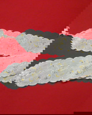 Panglica brodata cu clopotei.Craciun