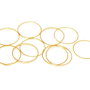 Link din alama, rotund, auriu, 20 mm