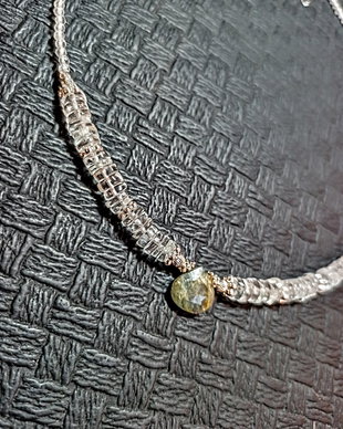 Colier argint acvamarin cristal de stanca brioleta heishi minimalist boho chic trendy - Transport gratuit