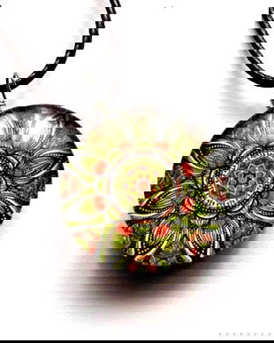 colier mandala din sticla 45606