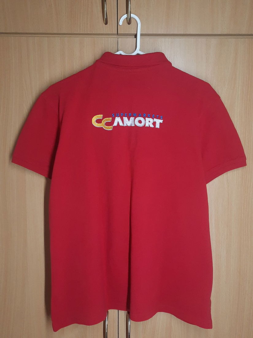 Tricou polo bărbați, ''Clique", roșu, mărimea XL