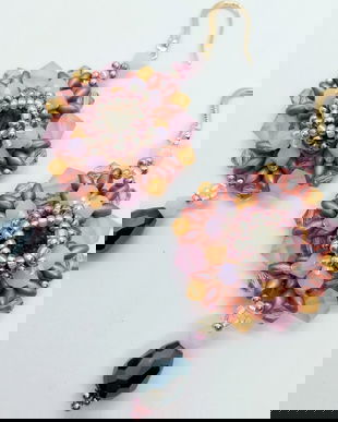 Cercei cu cristale - Deliciu de vara