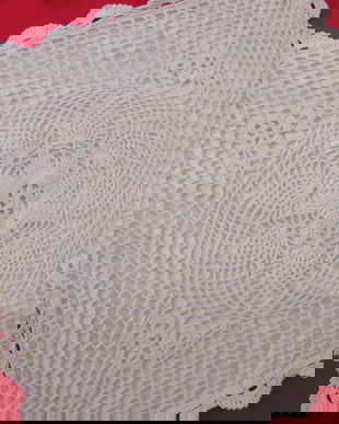 Husa crosetata decorativa