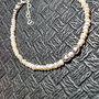 Bratara argint perle naturale de cultura inimi argint minimalist boho chic trendy - Transport gratuit