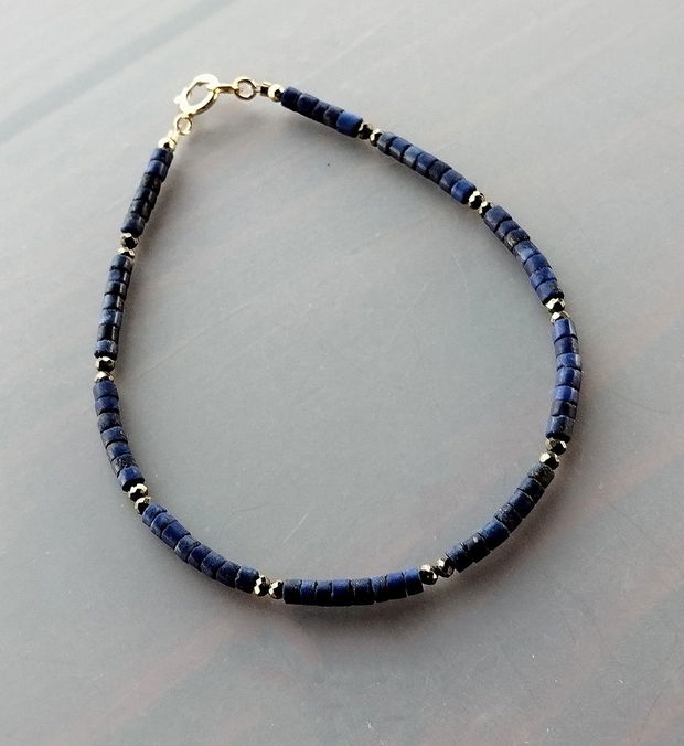 Lapis lazuli si pirita