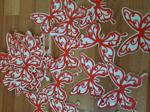 Fluturi mari decorativi