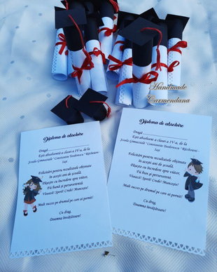 Diploma absolvire / Scrisoare ultima zi de scoala