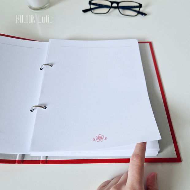 Agenda tip CAIET MECANIC maci pictata manual personalizata cu mesaj