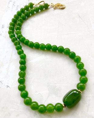 Colier Jad verde