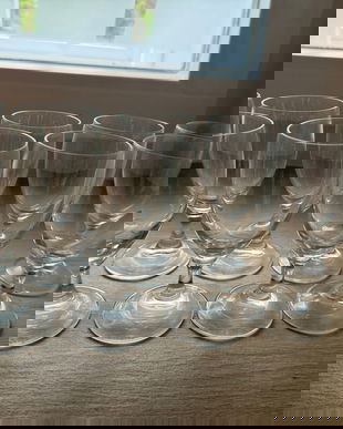 SET NOUA PAHARE  STICLA SUPERIOARA MADE IN AUSTRIA