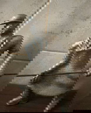 OTELARUL STATUETA METAL TURNAT