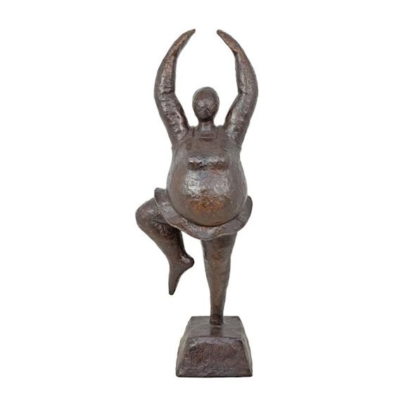 Dansatoare voluptoasa-statueta moderna din bronz