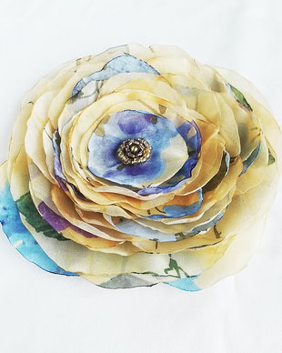 brosa gigant camp de flori 15,5  cm